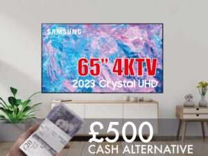 Win a 65" Samsung 4KTV