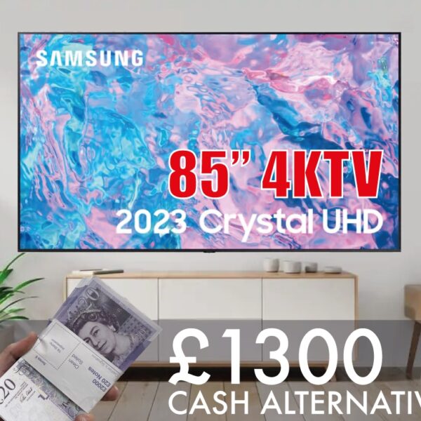 Win a 85" Samsung 4KTV