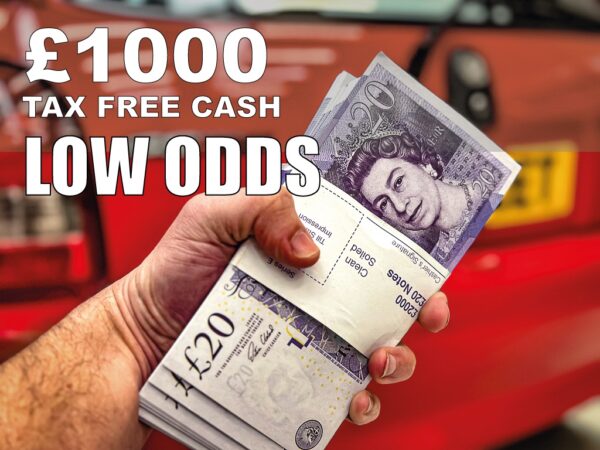 Win £1000 Tax Free Cash Low Odds