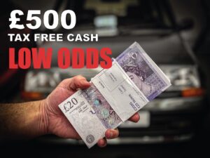 Win £500 Tax Free Cash Low Odds