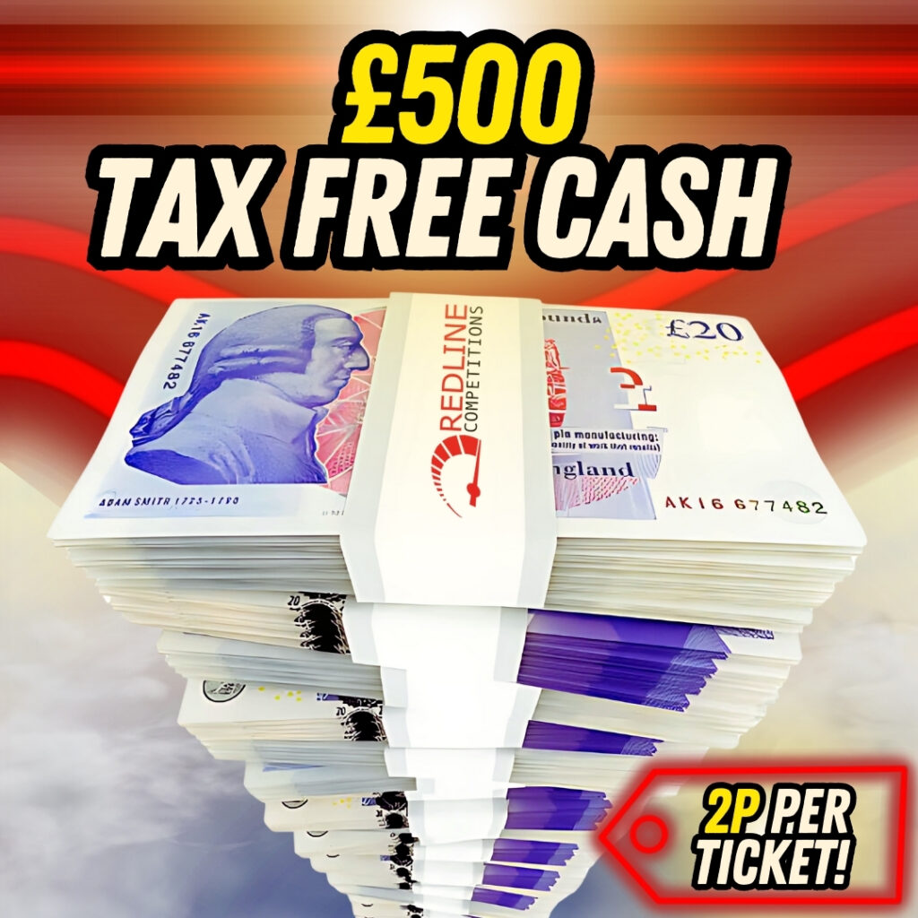 Win £500 Tax Free Cash Redline Competitions