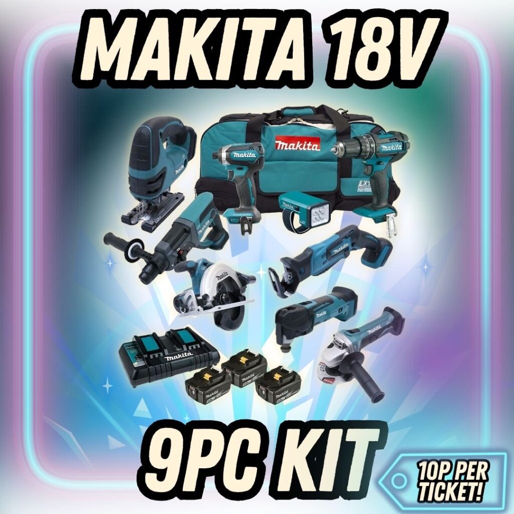 Makita 9PC 18V Power Tool Bundle Redline Competitions