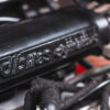 Close-up of rocker cover on GSi engine