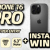 Win the iPhone 16 Pro in Redline’s latest Instant Win competition