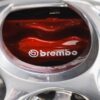 Brembo brake caliper detail on Alfa GTV – Redline Competitions