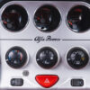 Interior centre dash showing Alfa GTV climate controls and gauges – Redline Competitions