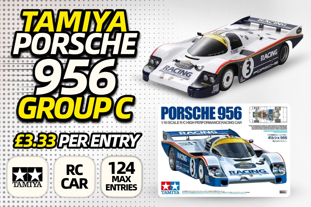 Win This Tamiya 1/10 Porsche Group C 956 RC Bundle - Redline