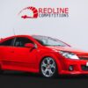 Angled side profile of the Vauxhall Astra VXR showing Snowflake alloy wheels – Redline Competitions
