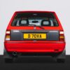 Rear shot of Vauxhall Nova with GSi rear bumper and exhaust