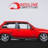 Full side profile of Vauxhall Nova GSi rep with C20LET engine