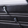 Leather retrimmed door card close up in Ford Cortina Cosworth