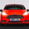 Front of Ford Fiesta ST-2 Ecoboost with headlights illuminated – Redline Competitions