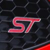 Close-up of ST badge on honeycomb front grill – Ford Fiesta ST-2 Ecoboost – Redline Competitions