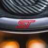 Close-up of ST badge on steering wheel of Ford Fiesta ST-2 Ecoboost – Redline Competitions