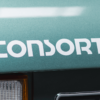 Close-up of Consort badge on rear of Ford Granada Consort