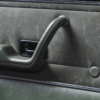 Close-up of well-maintained door card on 1981 Ford Granada Consort interior