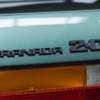 Close-up of Granada 2.0 badge on rear of 1981 Ford Granada Consort