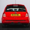 Rear view of 2005 Renault Clio Renaultsport Trophy hot hatch in Capsicum Red – Redline Competitions