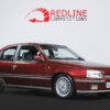 Front side image of 1990 Vauxhall Astra GTE Champion Edition Bordeaux Red – Redline Competitions