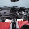 Wide interior shot of the Vauxhall Nova Z20LET Turbo with restored trim