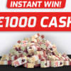 £1000 tax-free cash instant win prize included in the Fiat 595 Abarth Competizione 9p competition with Redline Competitions.
