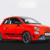 Fiat 595 Abarth Competizione in red, main prize in the 9p Redline Competitions car draw with instant win cash prizes included.