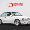Ford Escort RS Turbo Series 2 in white, front side angle, available to win with Redline Competitions