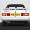 Rear view of Ford Escort RS Turbo Series 2 in white, win in Redline Competitions draw