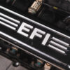 EFI detail in the Ford Escort RS 2000 engine bay.