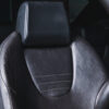 Close-up of black leather Recaro driver seat in Ford Focus ST3 | Redline Competitions