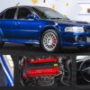 Mitsubishi Evo 6 front and exterior view from The Mega Prizepalooza Instant Win at Redline Competitions