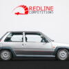 Renault 5 GT Turbo Phase 1 side profile in Silver Grey – Redline Competitions prize