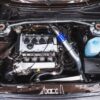 Engine bay of Mk2 Volkswagen Golf GTI Turbo with AGU 20v turbo engine, featured by Redline Competitions.