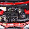 Engine bay of the Ford Fiesta Zetec S 1.6 16v, Redline Competitions prize car