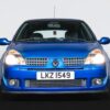 Renault Clio 172 Cup with headlights on, Mondial Blue exterior