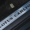 Close-up of Lotus Carlton branded kickplate 1993 UK car competition Redline Competitions