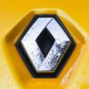 Renault badge close-up on Clio R27 F1 Team Edition