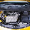 Engine bay of Renault Clio R27 F1 Team Edition showing 2.0 16v RenaultSport engine