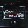Carbon fibre Nurburgring commemorative plaque numbered 186 of 835, 2008 Vauxhall Astra VXR | Redline Competitions