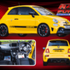 Abarth 595 in yellow featured in the Raw Power Instant Win MCIW44 from Redline Competitions