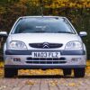 Front view of Citroën Saxo VTS in silver, featured in Redline Competitions’ UK car giveaway