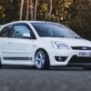 2005 Ford Fiesta ST150 Diamond White with fully rebuilt engine and BC coilovers – Enter now at Redline Competitions