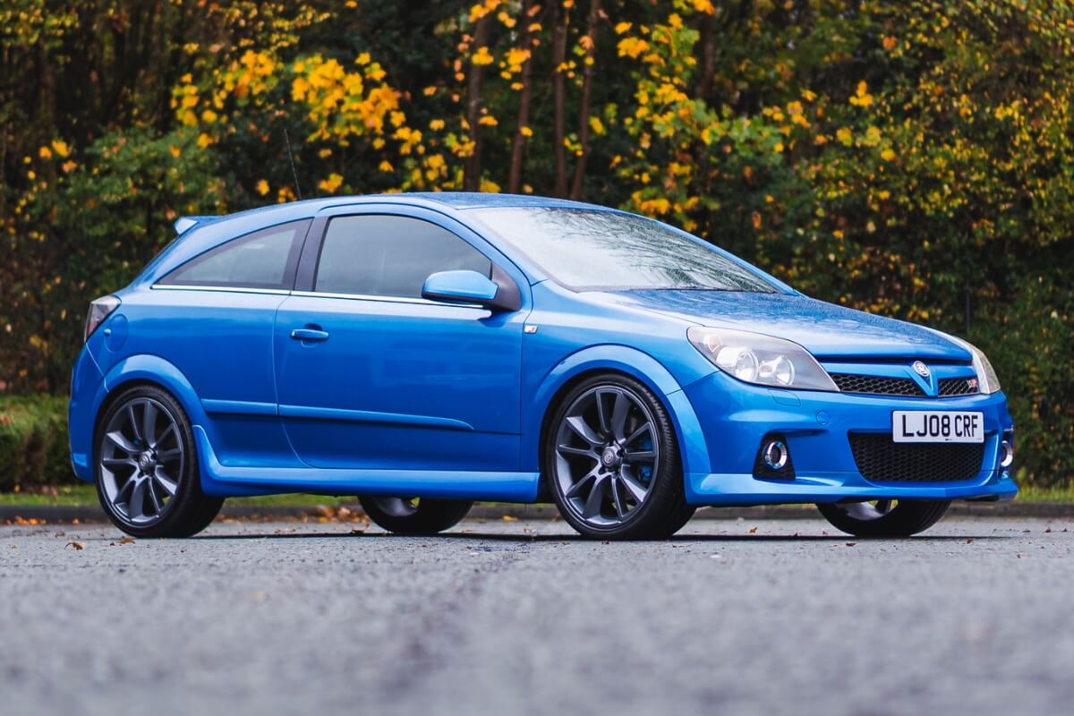 Vauxhall Astra VXR in Arden Blue available to win in the latest Redline Competitions draw