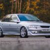 Vauxhall Vectra GSI front angle in silver – Redline Competitions