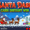 Santa Dash Cash Instant Win competition from Redline Competitions with 19p entries and a £1000 jackpot prize.
