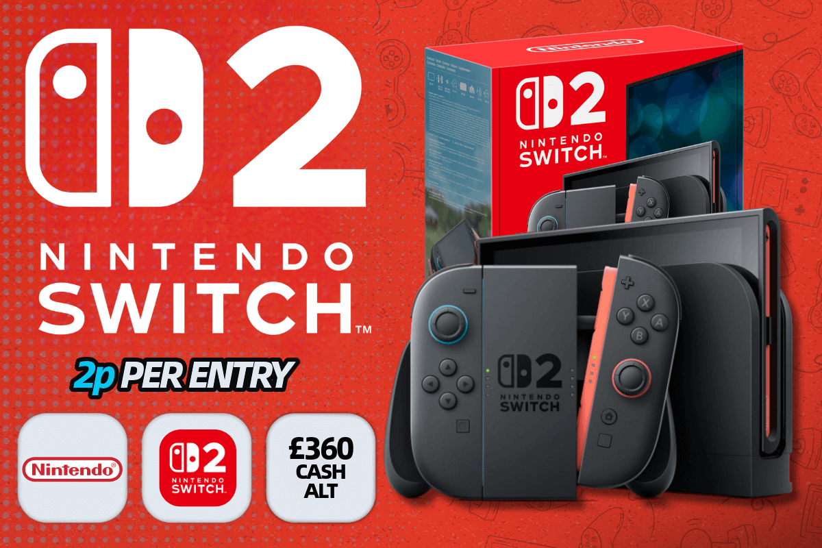 Nintendo Switch 2 console available to win for 2p with Redline Competitions