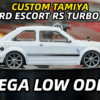 Tamiya Ford Escort RS Turbo RC custom built model on a TT02 four wheel drive chassis – Redline Competitions competition