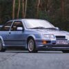 Ford Sierra RS Cosworth in Moonstone Blue with rebuilt turbo engine at Redline Competitions