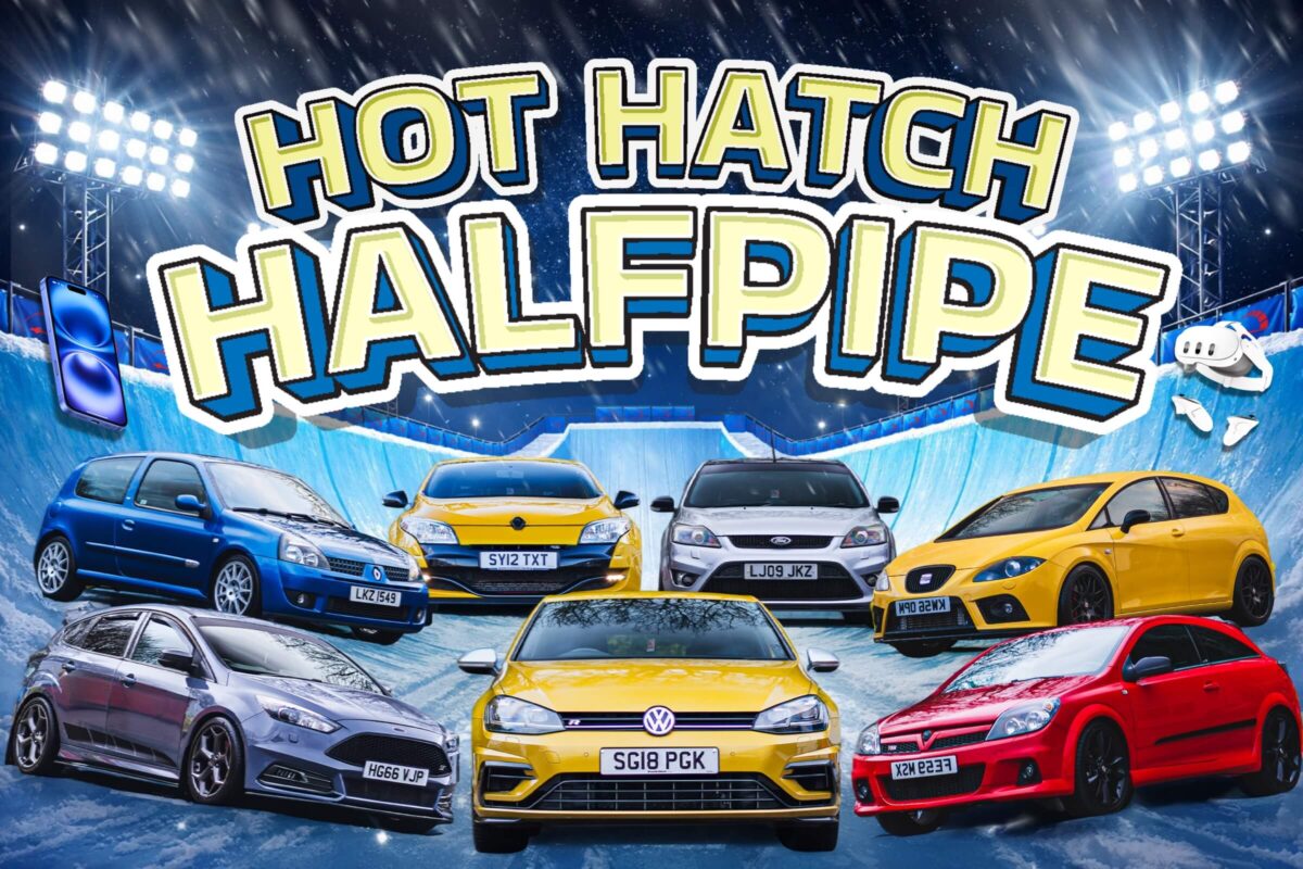Hot Hatch Halfpipe Instant Win car competition with 7 cars and £160K prize fund at Redline Competitions UK