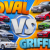Ford vs Vauxhall Oval vs Griffin Instant Win competition with 8 cars and £1000 cash jackpot at Redline Competitions